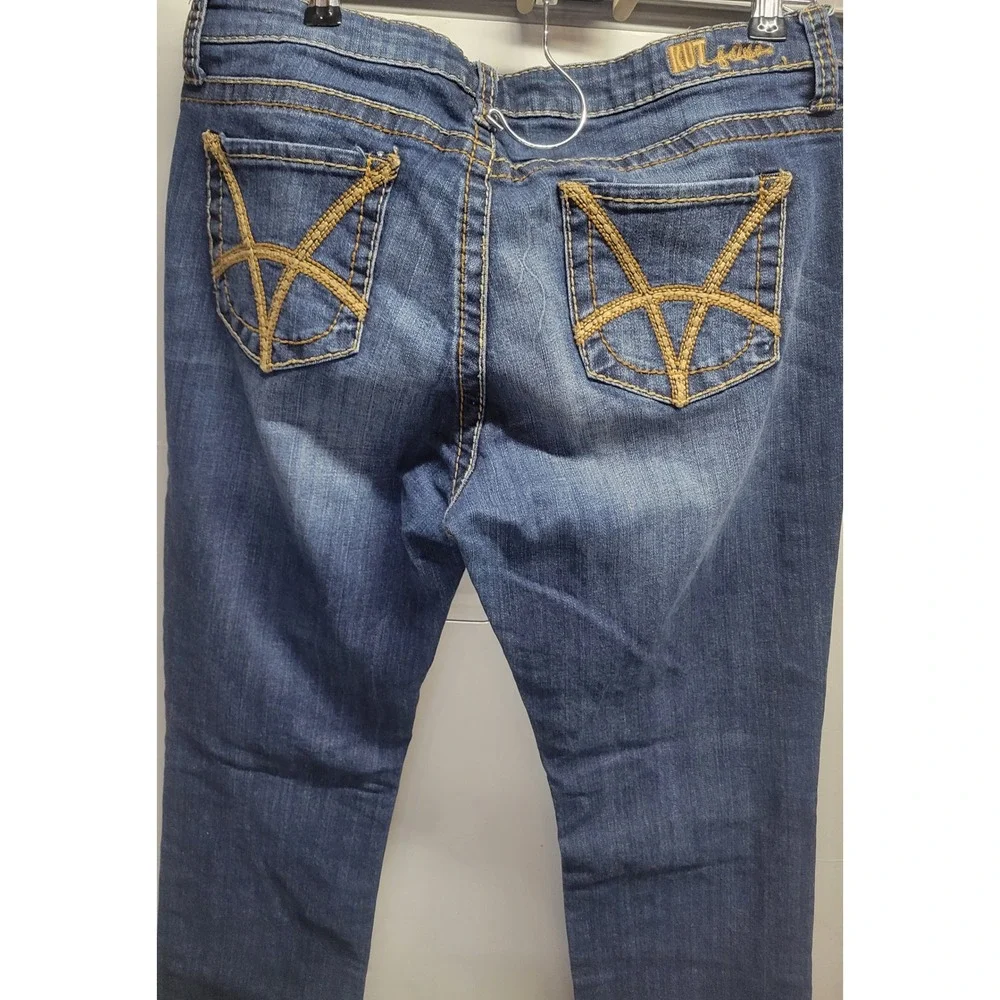 KUT from the Kloth Stevie‎ Straight Leg Jeans Women's Size 12 Blue Denim